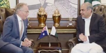 Mohsin Naqvi meets Australian High Commissioner