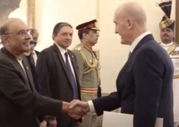 4 newly-elected ambassadors meet President Asif Ali Zardari